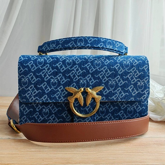 Женская сумка Mini Love Denim 27x16 см