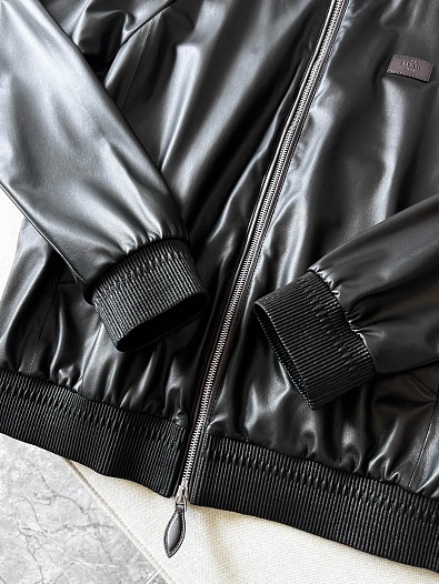 Мужская кожаная куртка Berluti Premium   