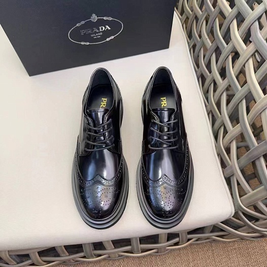 Лакированные ботинки Prada premium - Black   