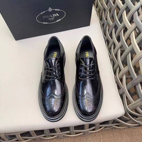 Лакированные ботинки Prada premium - Black