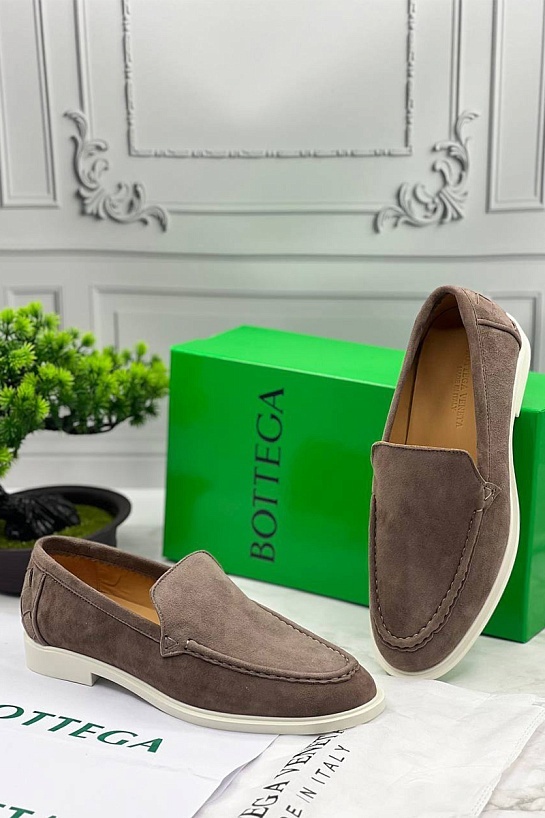 Мужские замшевые лоферы Bottega Veneta