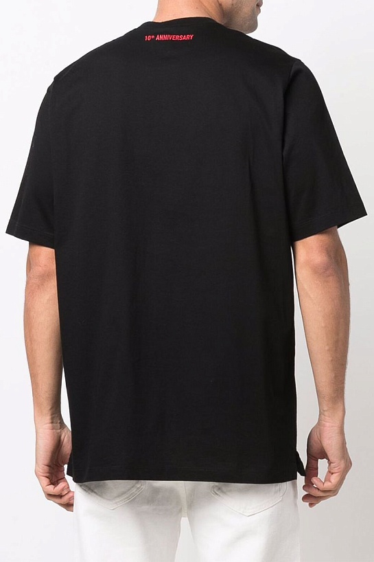 Чёрная оверсайз футболка Dsquared2 Vitkac