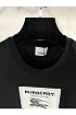 Чёрная футболка Burberry Roundwood Label
