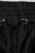 Мужские чёрные шорты Moncler logo-patch