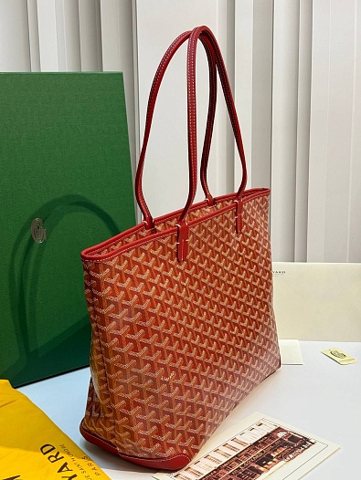 Кожаная сумка Goyard Artois premium 31x24x15 см   