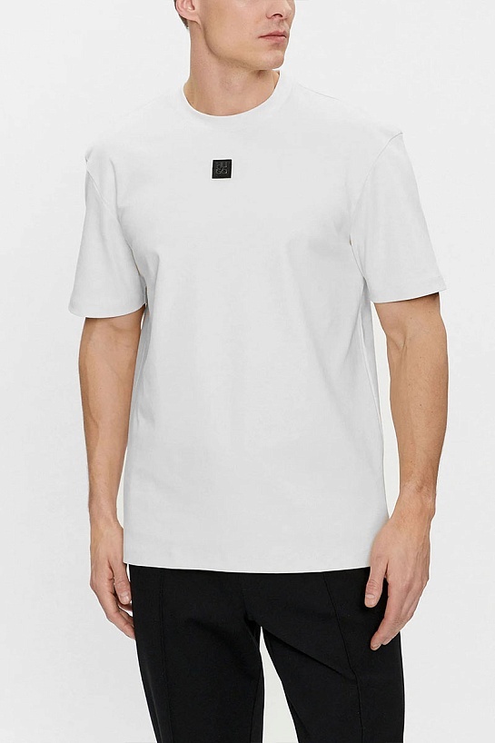 Мужская белая футболка Hugo Boss Dalile