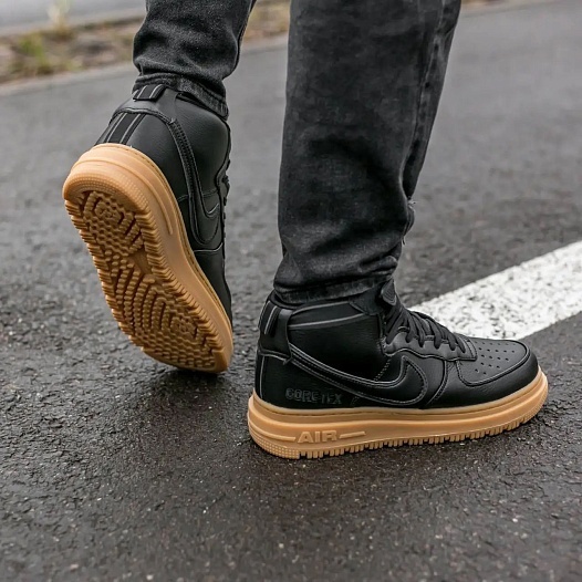 Кроссовки Nike Air Force 1 Mid Gore-Tex Black    