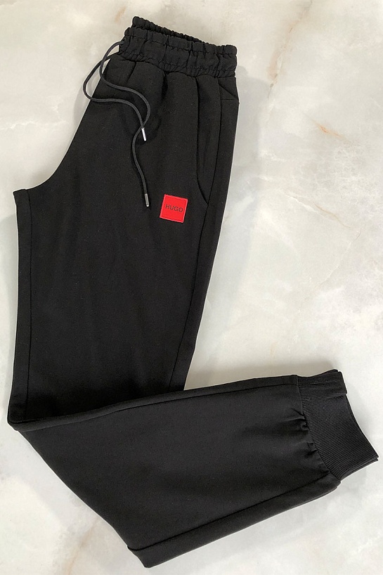 Мужские чёрные штаны Hugo Boss