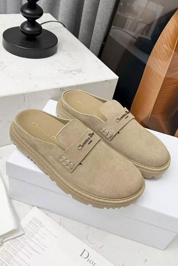 Женские замшевые мюли Dior Boy   