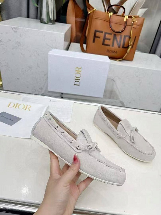 Женские лоферы Dior Miss - Grey