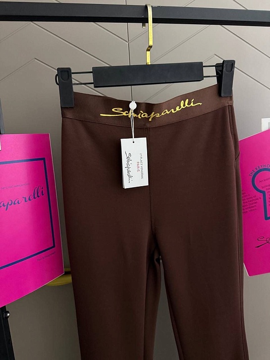 Женские брюки клёш Schiaparelli premium - Brown