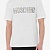 Мужская белая футболка Moschino embroidered-logo