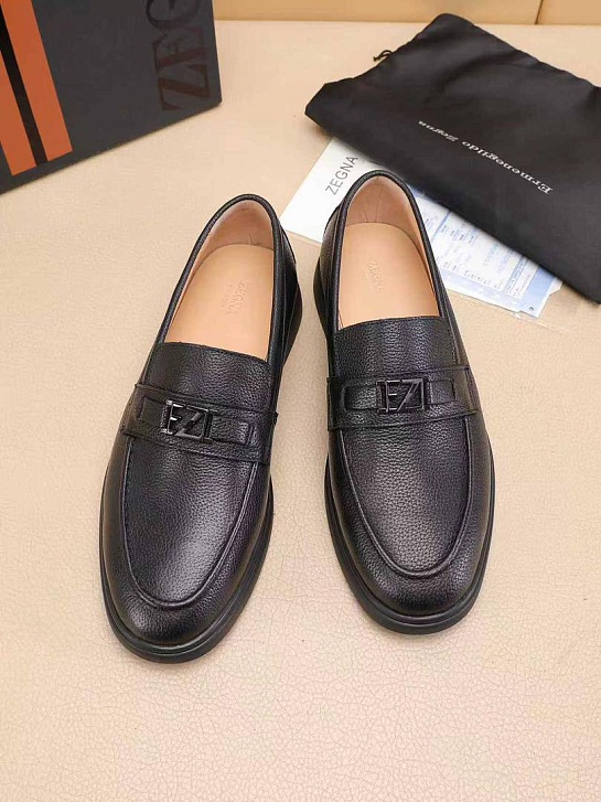 Мужские кожаные лоферы Ermenegildo Zegna