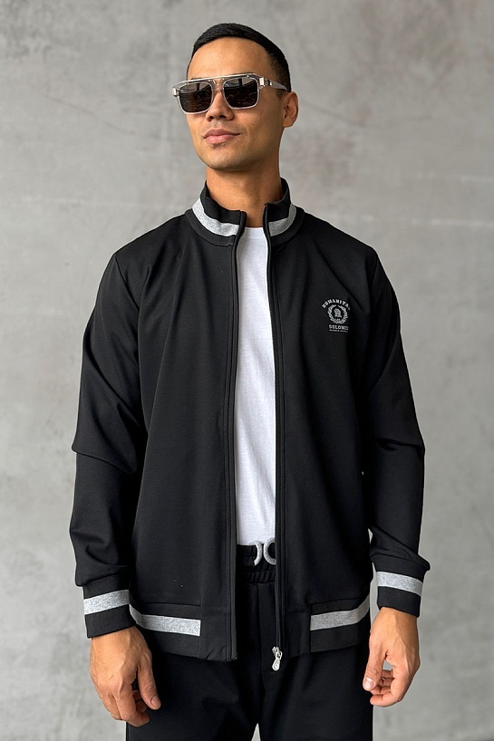 Кофта на молнии Brunello Cucinelli чёрного цвета