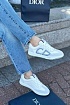 Женские комбинированные кроссовки Dior - White / Grey