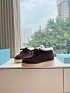 Женские замшевые ботинки с мехом Prada Premium - Purple