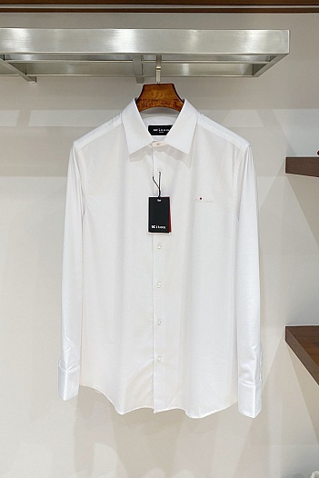 Мужская белая рубашка Kiton premium   