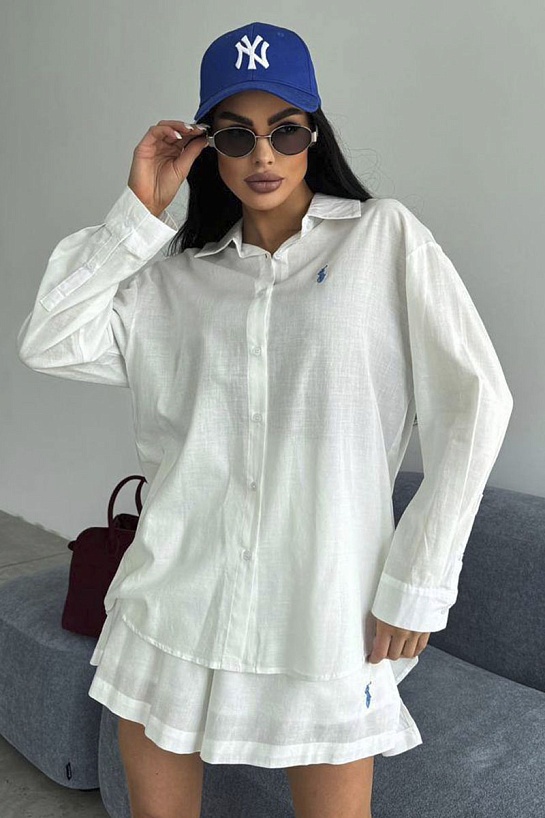 Женский белый костюм Роlо Ralрh Lаurеn premium