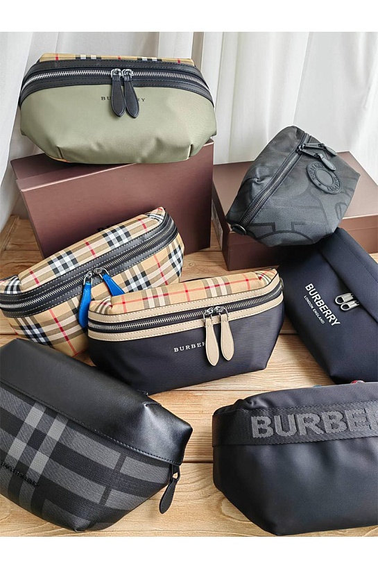 Сумка на пояс Burberry Bum Bag 28x14 см (3 расцветки)
