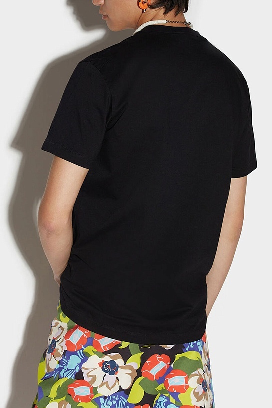 Футболка чёрного цвета Dsquared2 maple surf cool