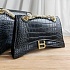 Женская кожаная сумка Balenciaga Сrush 25x16 см