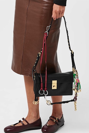 Кожаная сумка Prada Small Soft Sound 23x14 см   