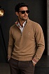 Мужской джемпер Burberry quarter-zip - Brown