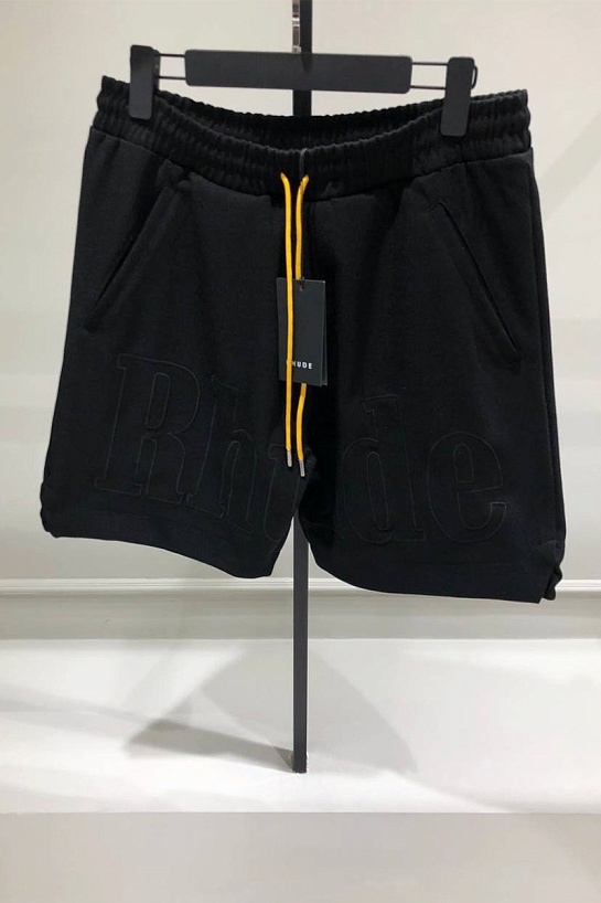 Мужские чёрные шорты Rhude