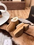 Женские замшевые ботинки UGG Heights Mini - Chestnut