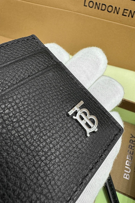 Кожаный кардхолдер Burberry Premium 10x7 см