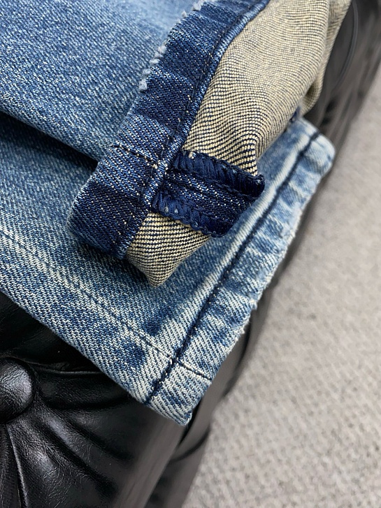 Мужские светло-синие джинсы Kiton Premium