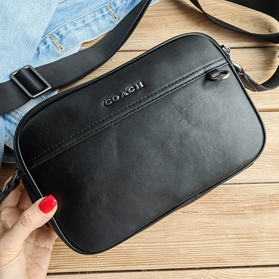 Кожаная сумка Coach Graham 25x18 см (3 расцветки)
