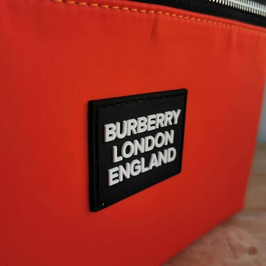 Нейлоновый рюкзак Burberry London England logo-patch 40x30 см