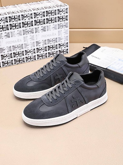 Комбинированные кроссовки Premiata Bonnie - Grey   