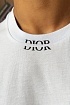 Белая оверсайз футболка Dior pocket logo