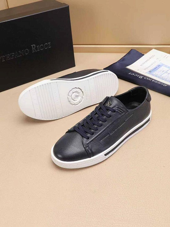 Мужские кожаные кроссовки Stefano Ricci