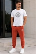 Футболка белого цвета Armani Exchange black logo