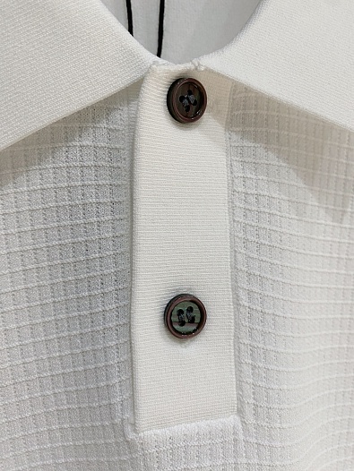 Мужское белое поло Kiton premium   
