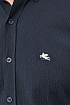 Мужская тёмно-синяя рубашка Etro Pegasus logo