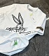 Мужская белая футболка Iceberg x Looney Tunes