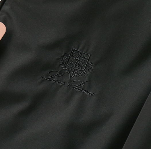 Мужская чёрная ветровка Loro Piana   