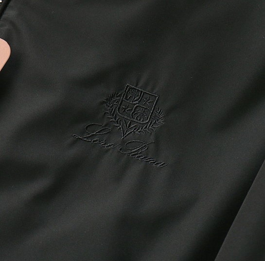 Мужская чёрная ветровка Loro Piana