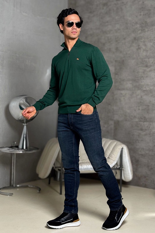 Мужская кофта Etro zip-up - Green