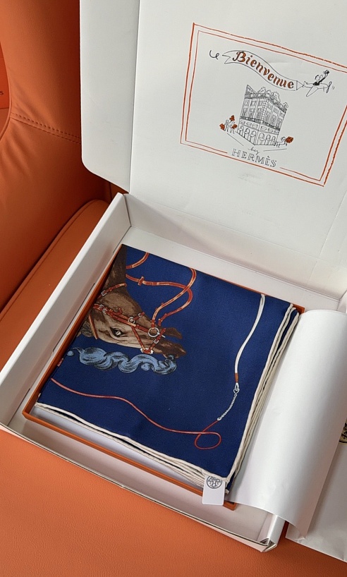 Платок Hermes Grand Galop premium 88x88 см