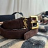 Замшевый ремень Yves Saint Laurent
