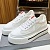 Комбинированные кроссовки Prada logo-stripe - White