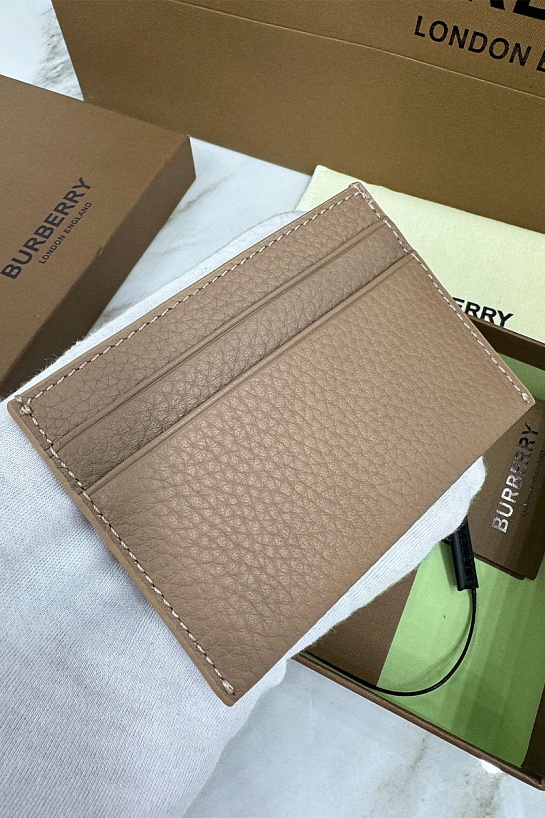 Кожаный кардхолдер Burberry Premium 10x7 см