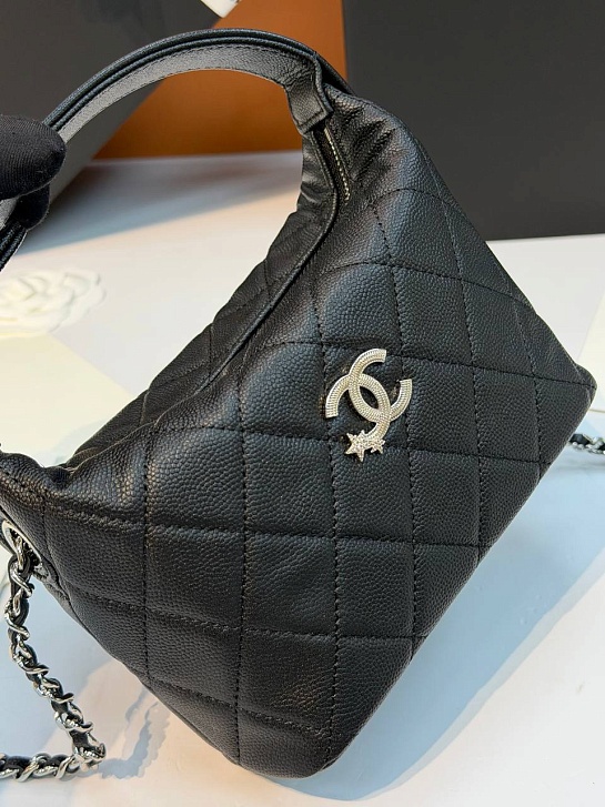 Кожаная сумка Chanel premium 18x12x6 см