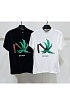 Белая футболка Palm Angels Broken Palm print
