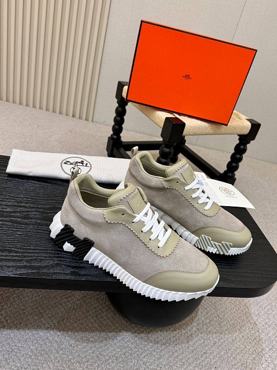 Мужские кроссовки Hermes Bouncing - Beige
